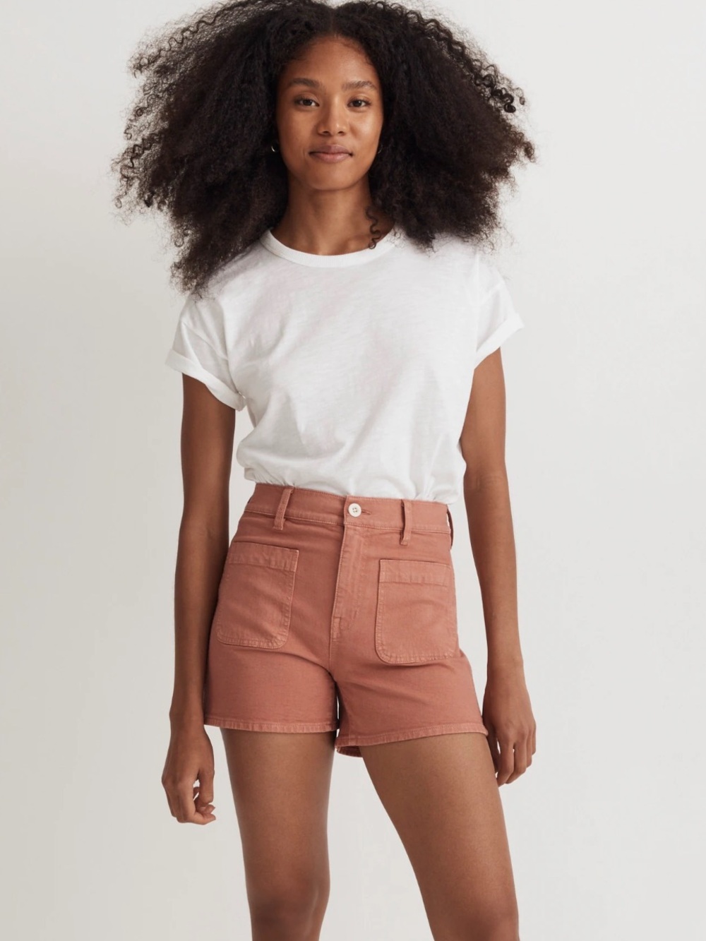 Madewell Emmett 2.0 Shorts In Dried Rose Size 33 NWT
